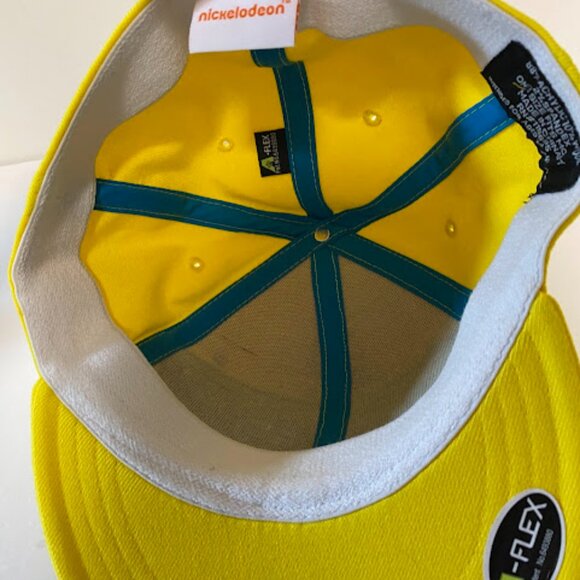 Nickelodeon Spongebob Squarepants Big Face Glasses A-Flex Baseball Cap Hat OSFM - Picture 4 of 10